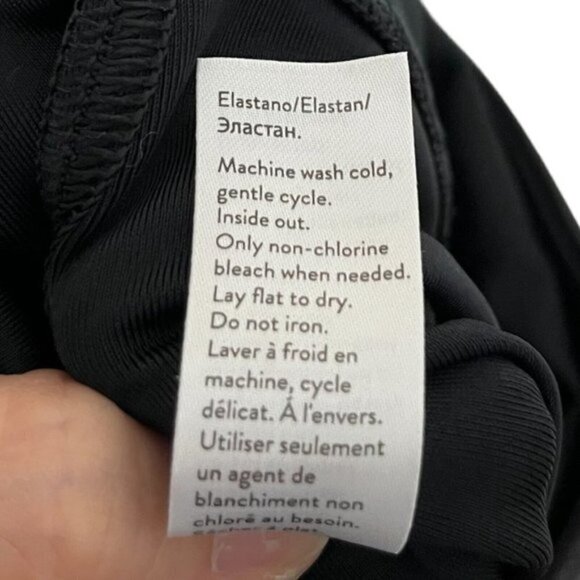 SPANX Faux Leather Moto Leggings Black Women’s Size Small Sculpted Fit - Picture 11 of 12